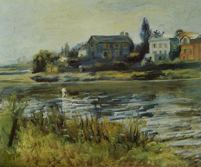 The Seine at Chatou by Pierre Auguste Renoir